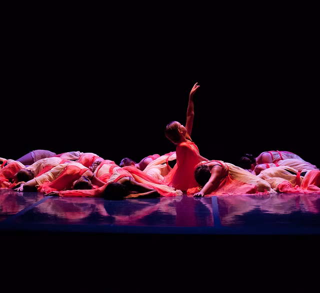 Dance performance on stage Dance performance on stage